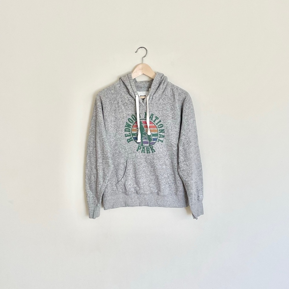 Tailgate Redwood National Park Graphic Gray Hoodie Women’s size Medium